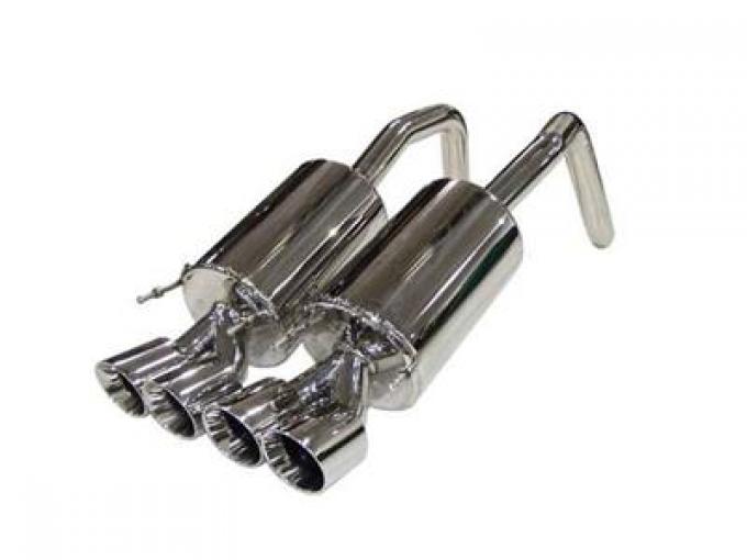 09-13 B&B PRT Exhaust System With Quad Round Tips Except Z06 ZR1
