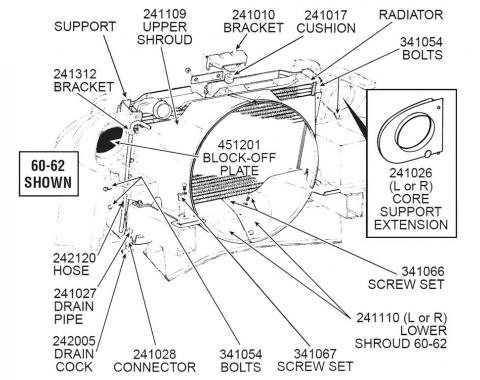 60-62 Fan Shroud - Lower Right