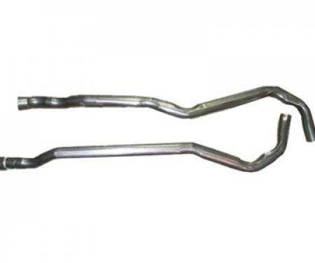 68-74 Exhaust Pipe - 2 1/2" Automatic Intermediate Pipes