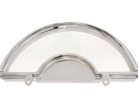 58-62 Speedometer Face Bezel - Chrome