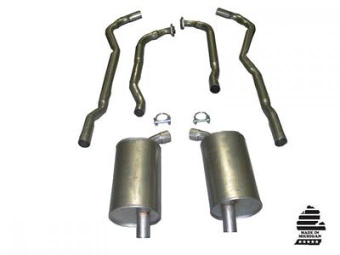 1973 Exhaust System 350 4-Speed Hi-Performance 2" To 2 1/2"