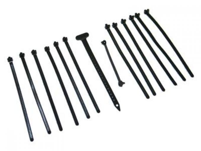 75 Engine And Wire Tie Strap Kit - 14 Pieces