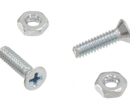 53-67 Mirror Mount Bracket To Door Screws With Nuts - 4 Pieces