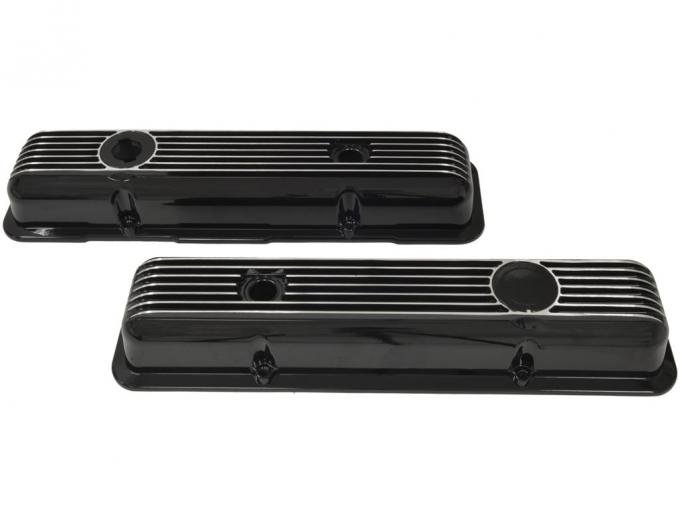 78-86 Valve Covers - L82 - Black Powder Coated Aluminum