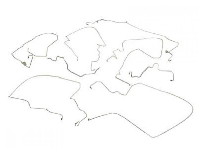 94 Brake Line - Stainless Steel - 8 Pieces