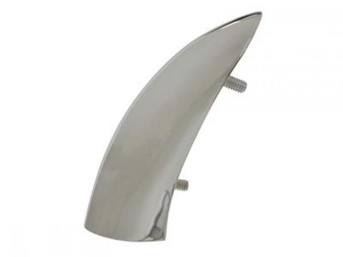 56-57 Rear Exhaust Chrome Bumper - Upper