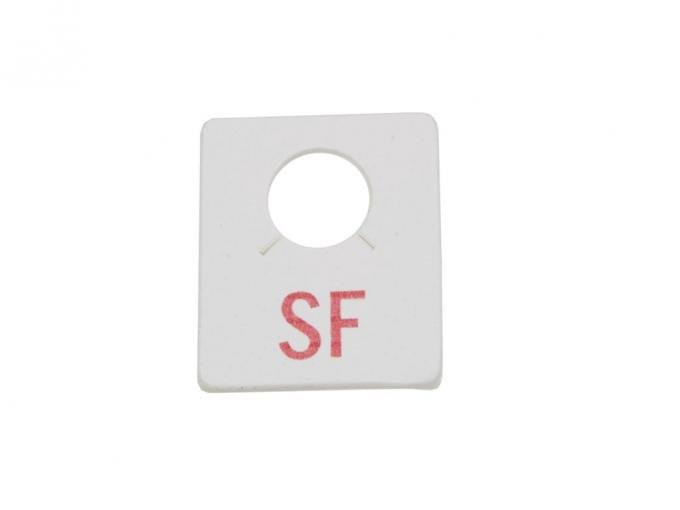 67 Power Brake Booster Label - Check Valve