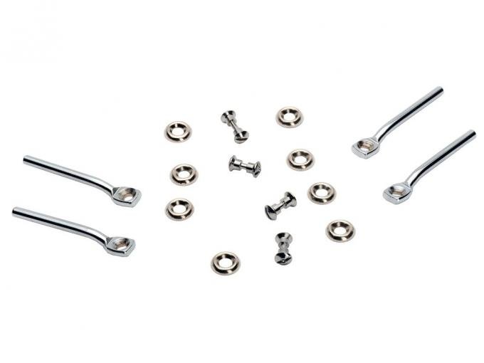 1959-1962 Sunvisor Hardware With Correct Pins 20 Pieces