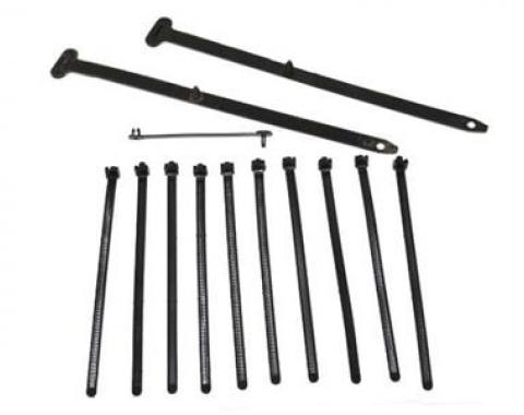 74 Engine And Wire Tie Strap Kit - 13 Pieces