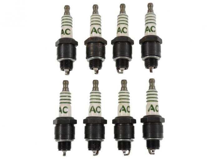 65-68 Spark Plugs - AC43S - Reproduction ( Set Of 8 )