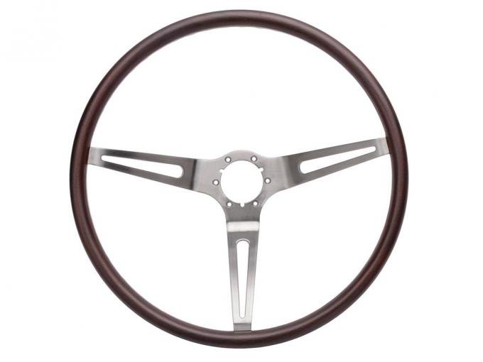 64-66 Simulated Wood Steering Wheel - Reproduction