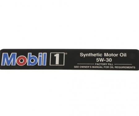 93-96 Under Hood Emblem - Late '93 Mobil 1