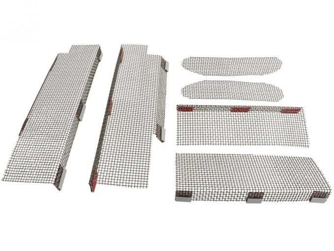 97-04 Brake Side And Rear Duct Grille / Screen - Stainless Steel