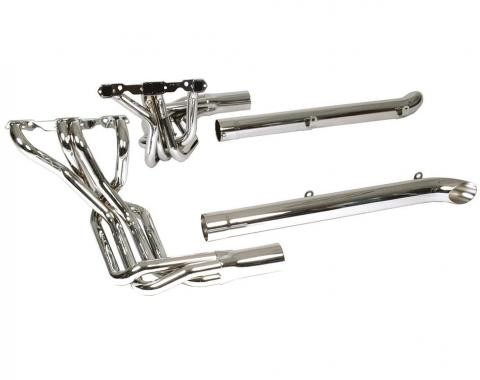 63-82 Side Mount Exhaust Set 327 / 350 Chrome By Dougs Headers