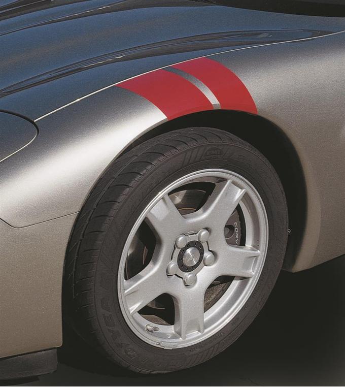 97-04 Accent Stripe - Front Fender Left Side