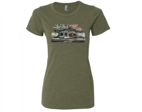 T-Shirt Dream Garage Millitary Green Juniors