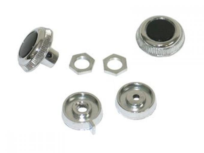 67 Radio Knob And Spacer Set