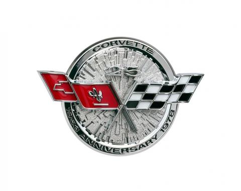 1978 25th Anniversary Gas Door Emblem
