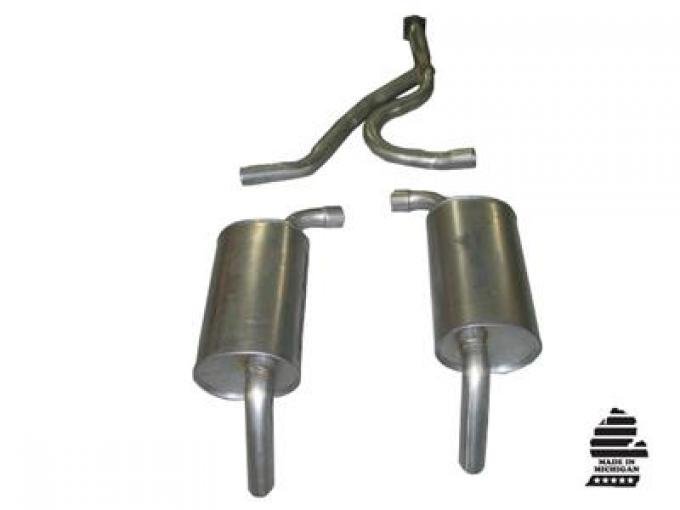 1976-1977 Exhaust System Stock Cat Back