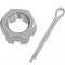53-62 Steering Third Arm Stud Slotted / Castle Nut - To Bracket