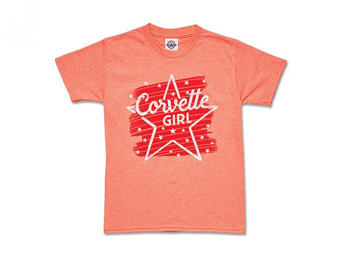 Girls Corvette Starstruck Watercolor T-Shirt