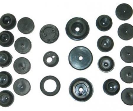 56-57 Firewall And Body Grommet Set - 24 Pieces