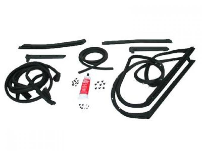 77 Body Weatherstrip Kit - Deluxe - 18 Pin 1977 Late