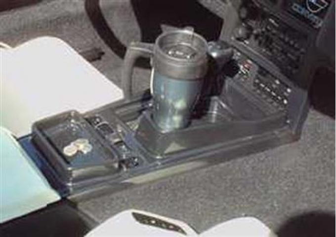 84-89 Console Cup Coin Holder - Carbon Fiber Look