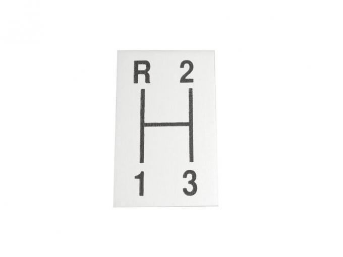 64-67 Shifter Pattern / Indicator - 3 Speed