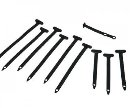 72 Engine And Wire Tie Strap Kit - 10 Pieces
