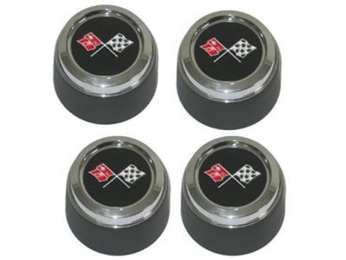 76-79 Center Cap - Aluminum Wheels - With Emblem - Set Of 4