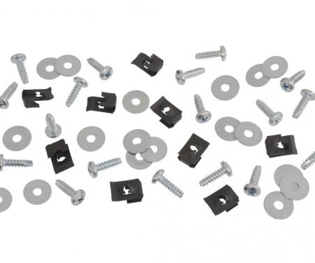 61-62 Gas Tank Cover Screws with J-Nuts