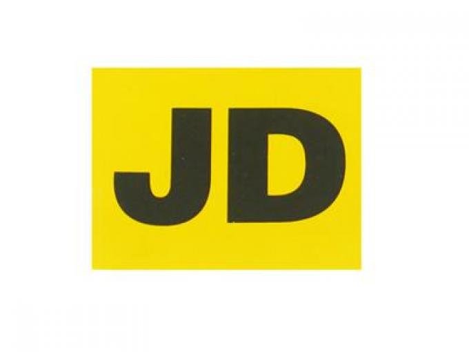 67 Valve Cover Engine Code Decal "JD" L68 400 Horsepower Automatic Transmission