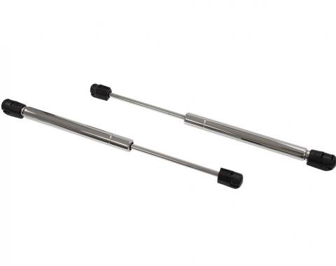 1997-2013 Trunk Lid Support Struts - Chrome - Pair