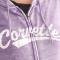 Hoodie Purple Juniors Burnout With Corvette Lettering