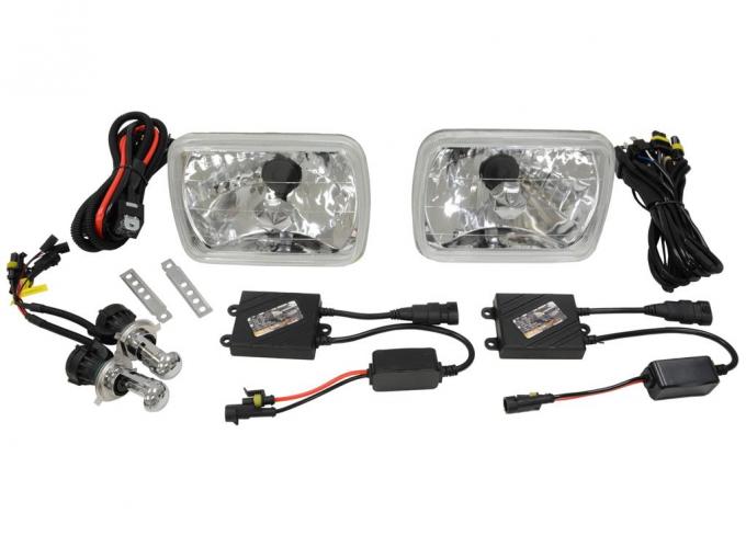 84-96 Penetrator Headlight Conversion - Diamond Cut Lens With Xenon HID Bulbs