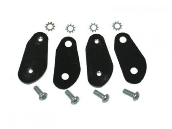 63-67 Soft Top/Convertible Top Front Bow Retainer Plate and Screws