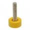 97-04 Rear Hood Adjuster Bumper With Bolt - Yellow