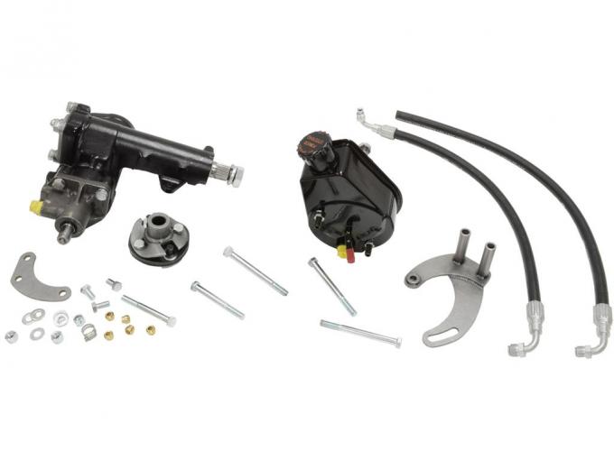 63-66 Power Steering Gear Box w/Manual Steering Add On 327 / 350 - Borgeson