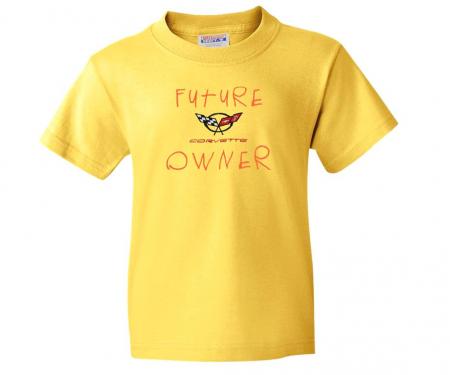 T-Shirt Yellow C5 Future Corvette Owner Kids