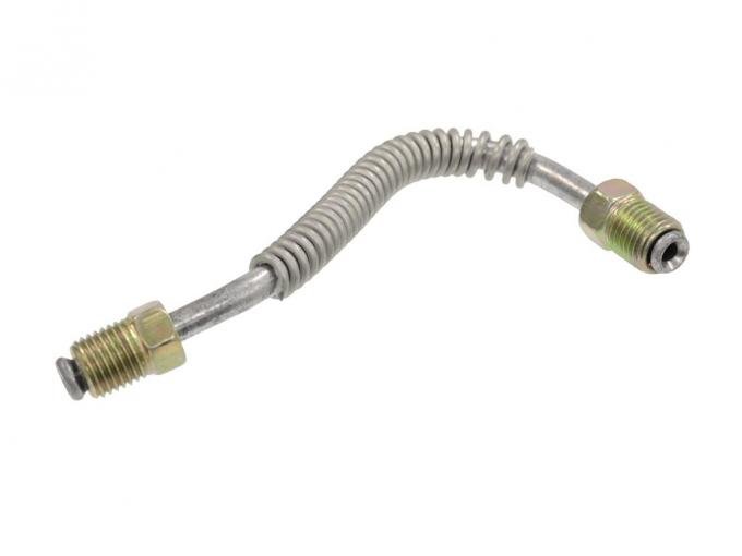 56-62 Brake Line - Left Front With Spiral Armor