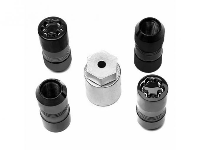 2020-2023 Black Factory GM Wheel Locks Set