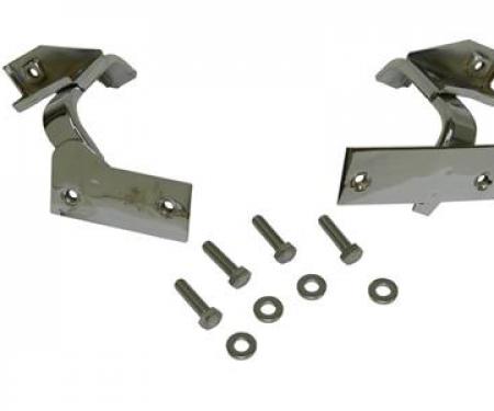 77-82 Chrome Radiator / Fan Shroud Upper Brackets