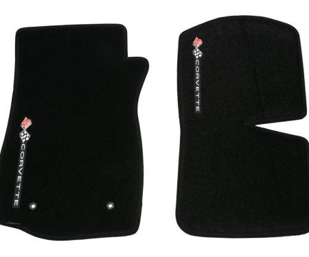 1968-1982 Floor Mats - Black With 68-82 Sideways C3 Logo - By Lloyd Design