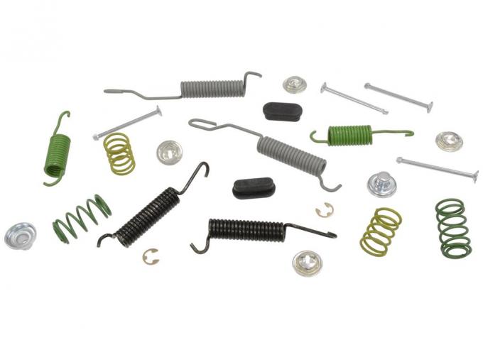 63-64 Rear Brake Shoe Hardware Kit - Does both sides