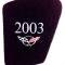1997-2004 Underhood Display Insert With Year And C5 Logo Black Carpeted