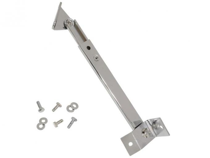 63-67 Chrome Hood Support