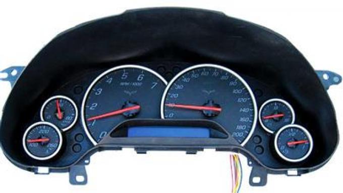 05-13 Gauge Bezel Set - Satin Aluminum Finish