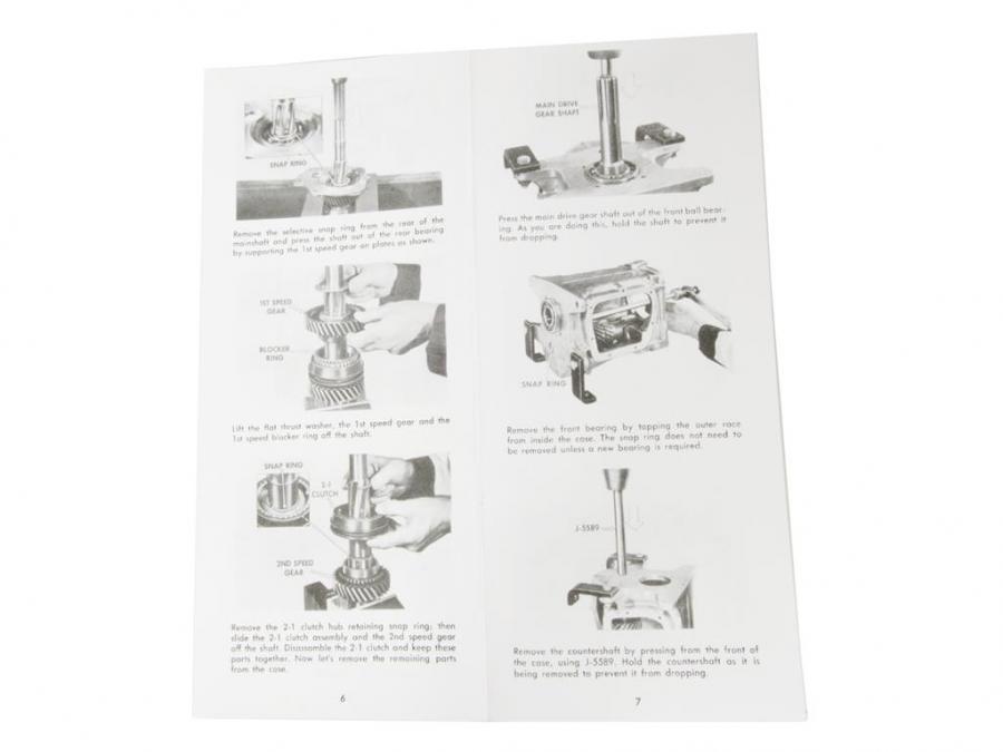 Overhauling 4speed Transmission Pocket Guide Motor City Vettes