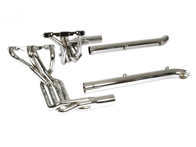 65-74 Side Mount Exhaust Set 396 / 427 / 454 Chrome By Dougs Headers